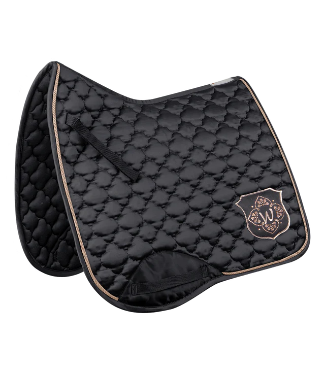 Waldhausen Saddle Pad Dressage Paris Black Rose