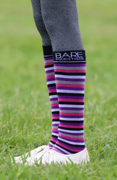Bare Cotton Socks - Lilac/Grey - Kids - Image 3