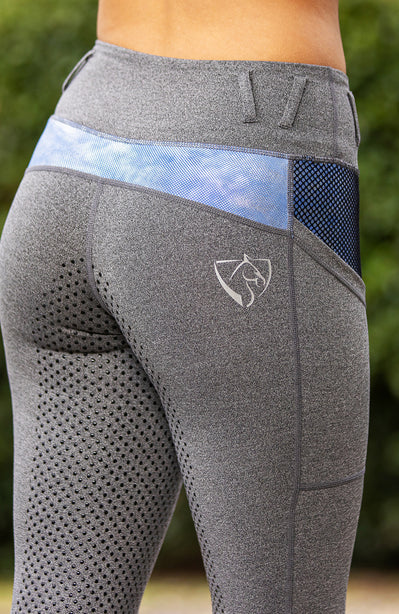 Bare Youth Performance Tights Grey Periwinkle - Image 2