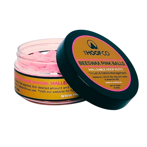 Beeswax Pink Balls - Thrush Management