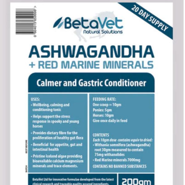 BetaVet Ashwagandha + Red Marine Minerals