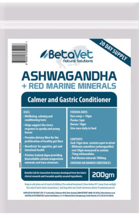 BetaVet Ashwagandha + Red Marine Minerals