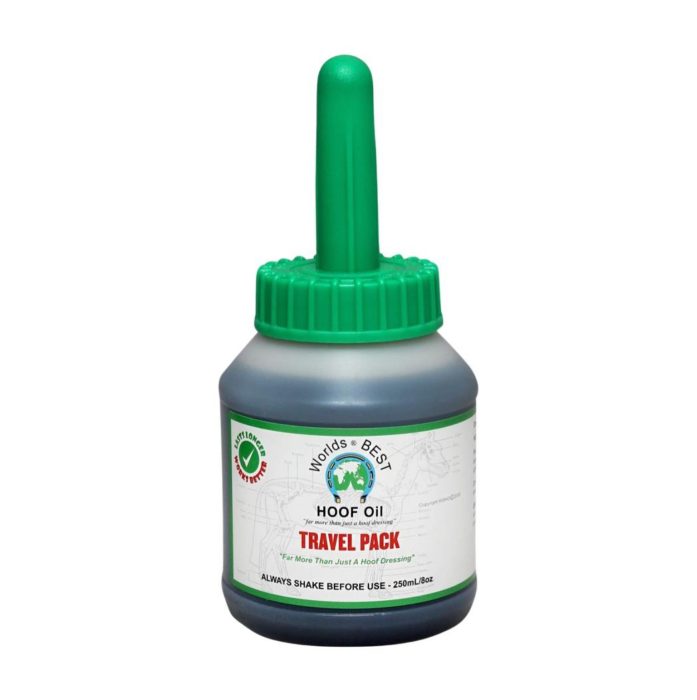 Worlds Best Hoof Oil - Travel Pack with Brush 250ml
