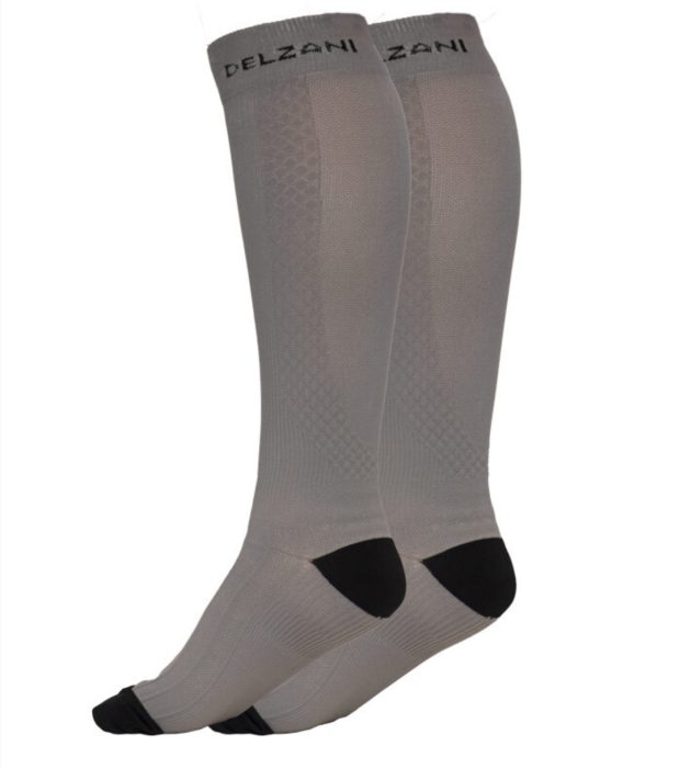 Ladies Compression Socks - Titanium