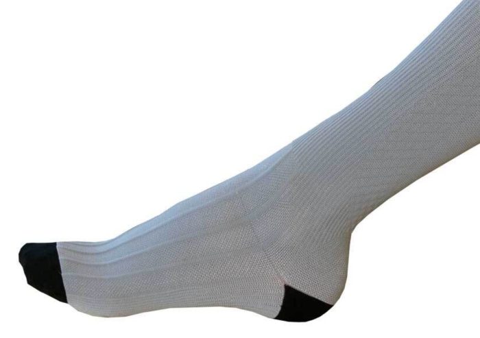 Ladies Compression Socks - Titanium - Image 2