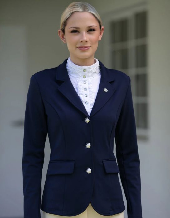 Ava Navy Stretch Show Jacket