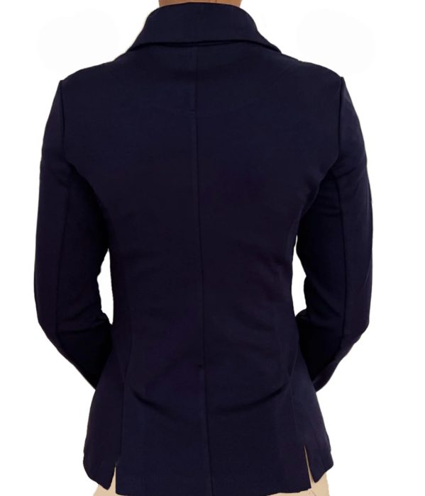 Ava Navy Stretch Show Jacket - Image 4