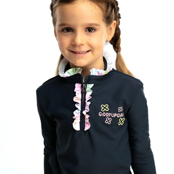 Girls Poppy Frilly Base Layer