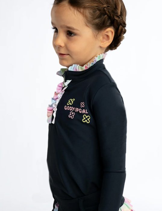 Girls Poppy Frilly Base Layer - Image 3