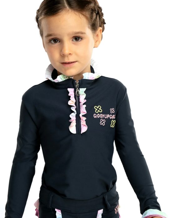 Girls Poppy Frilly Base Layer - Image 4