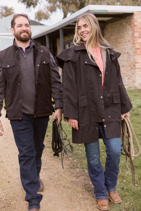 Nullarbor 3/4 Oilskin Coat - Image 5