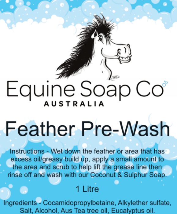 Equine Soap Co. Feather Pre Wash 250ml - Image 2