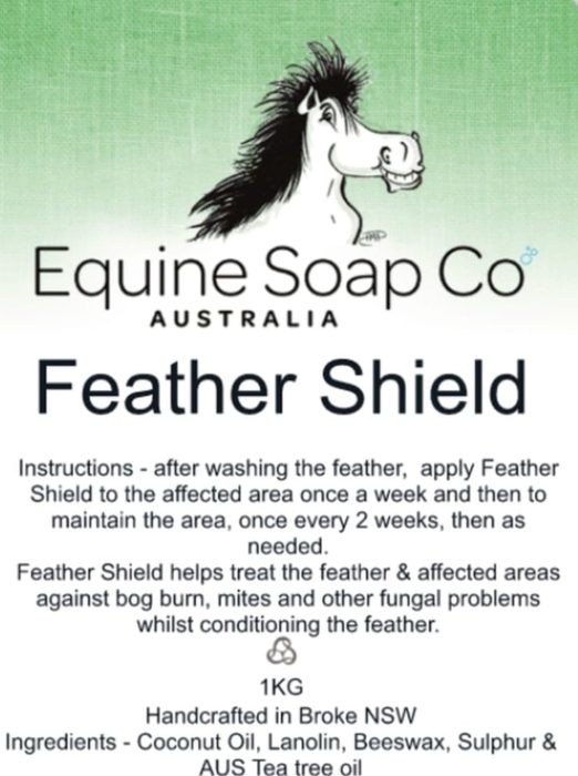 Equine Soap Co. Feather Shield 1kg - Image 2