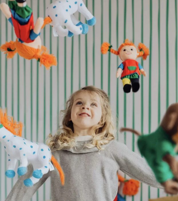 Pippi Longstocking Plush Toy Horse - Image 2