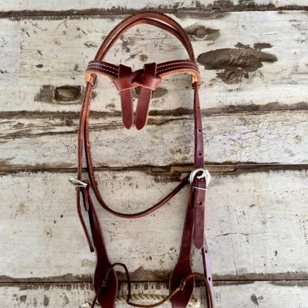 Futurity Knot Harness Leather Bridle
