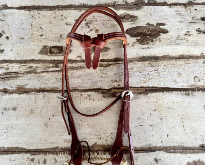Futurity Knot Harness Leather Bridle