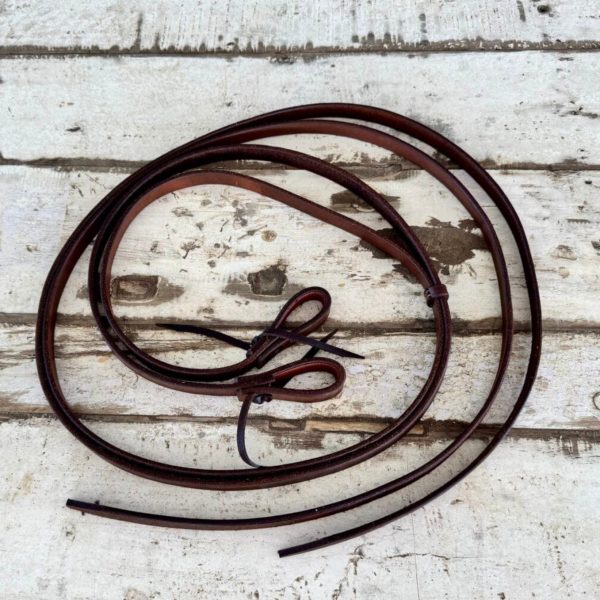 Oiled Harness Leather Split Reins 8ft x 3/4”
