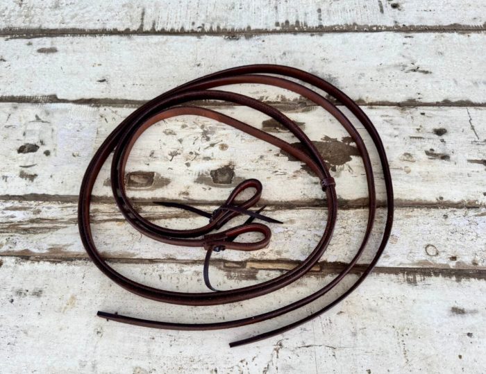 Oiled Harness Leather Split Reins 8ft x 3/4”