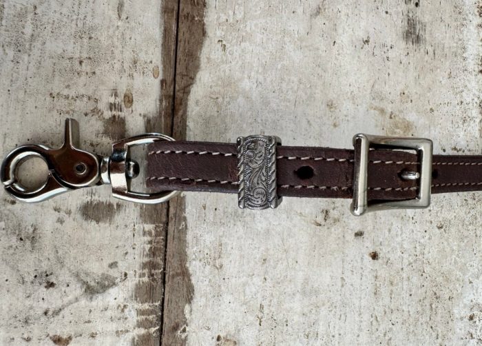 Ruby Rose Plaited Barrel Reins Brown - Image 2