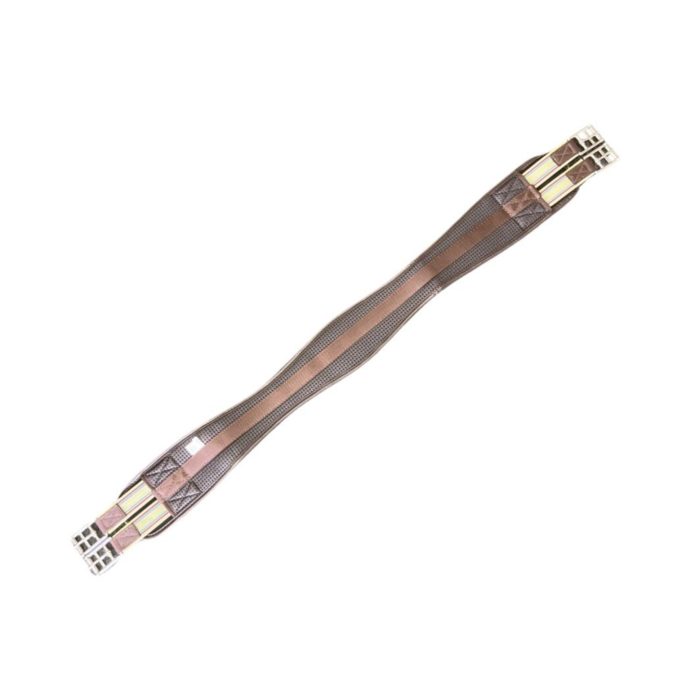 Showcraft Elastic Anti Gall 2 Buckle Girth Black or Brown - Image 2