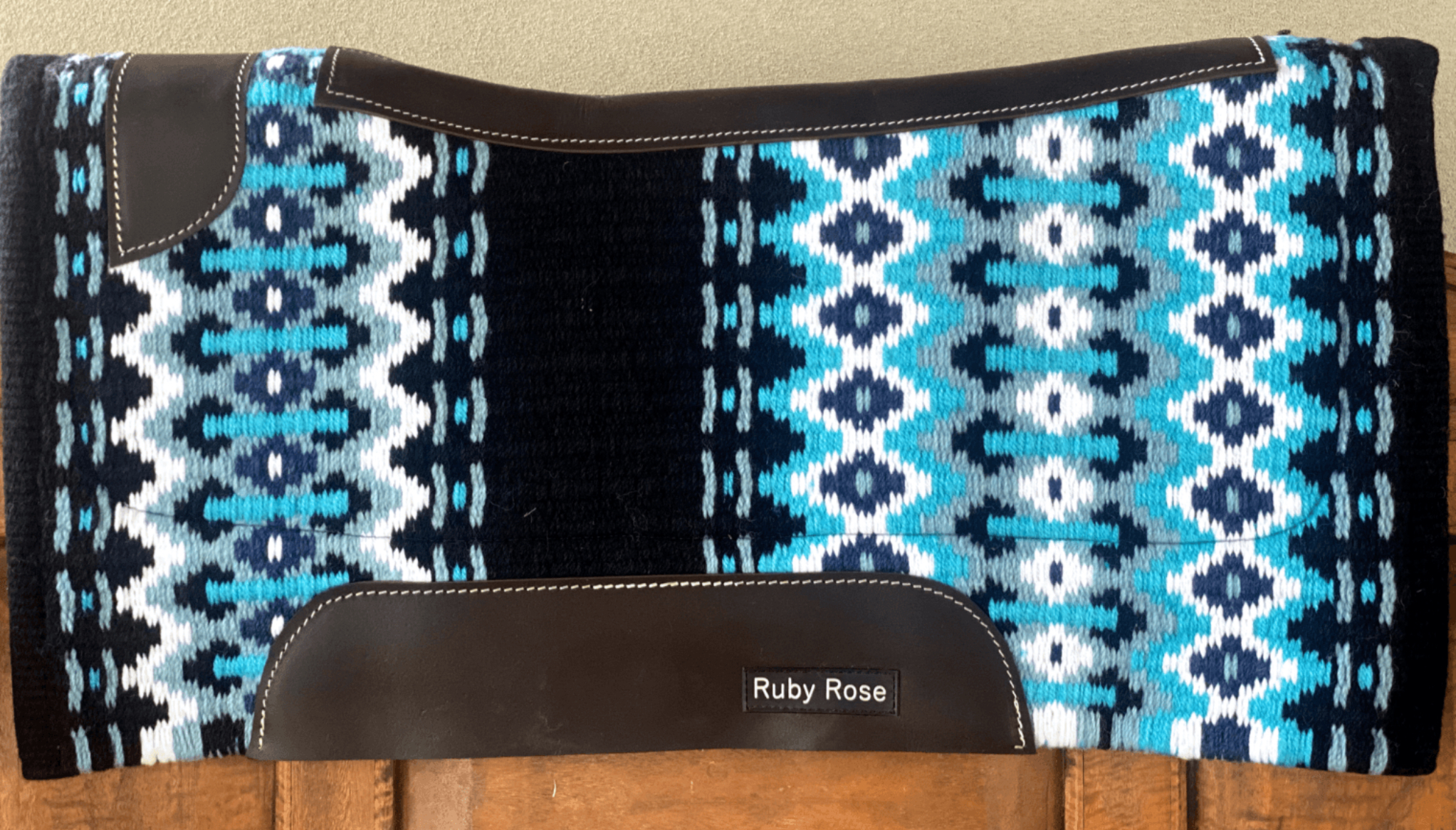 Ruby Rose Saddle Pad - Aqua Flash