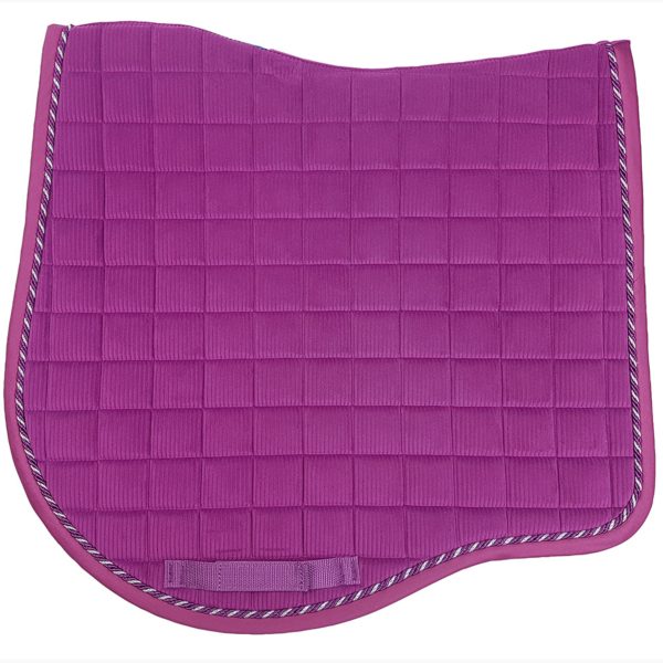 Wine Corduroy Dressage Saddlecloth