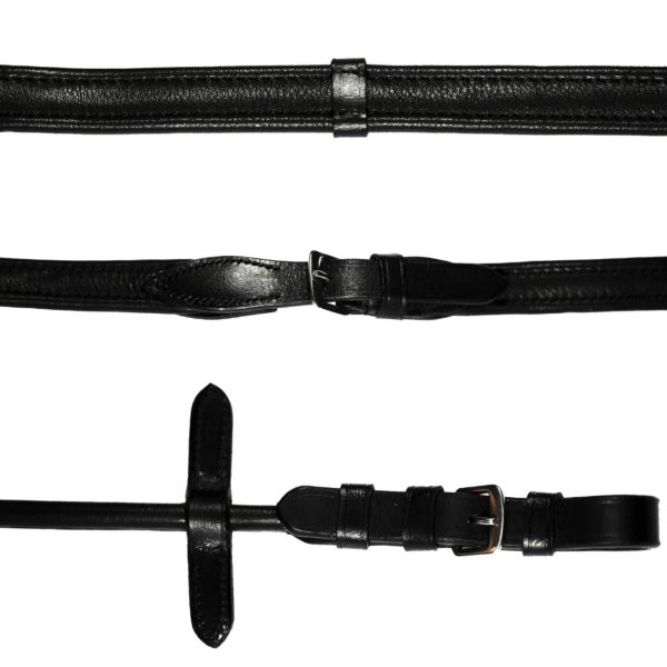 Lumiere Padded Nappa Leather Reins - Rolled