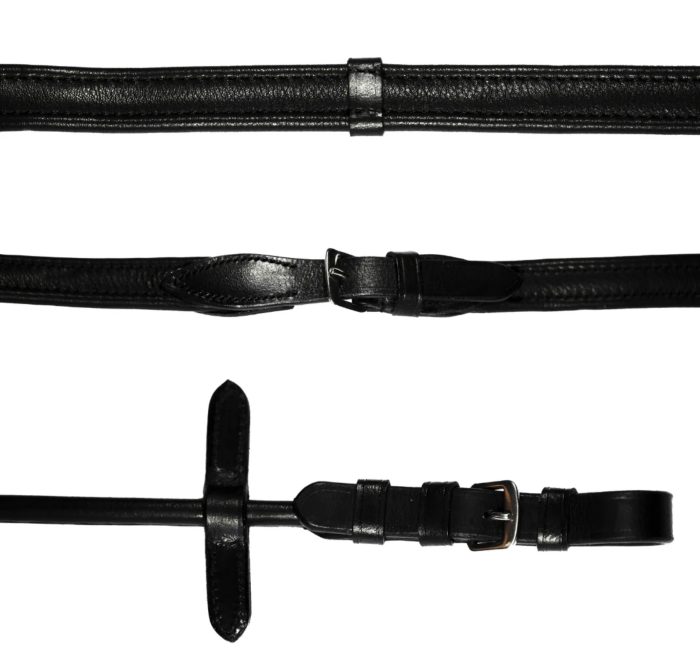 Lumiere Padded Nappa Leather Reins - Rolled