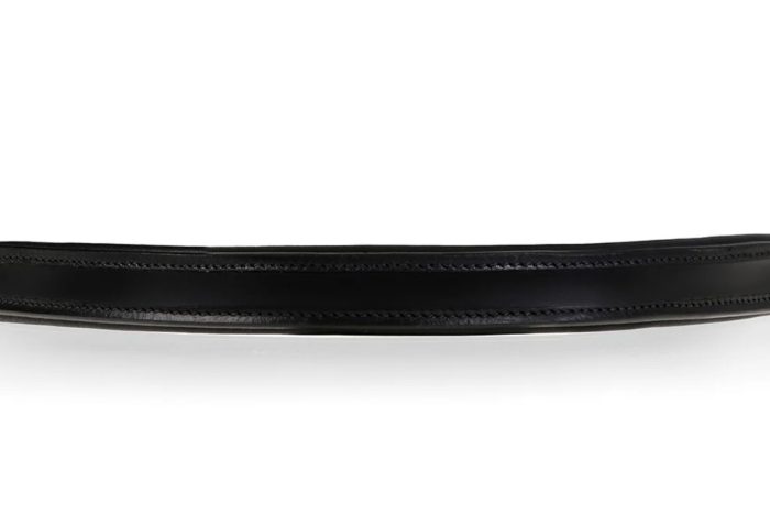 Lumiere Straight Leather Black Browband - Cob - Image 2