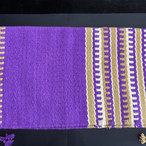 Saddle Blanket Purple Cream & Sand