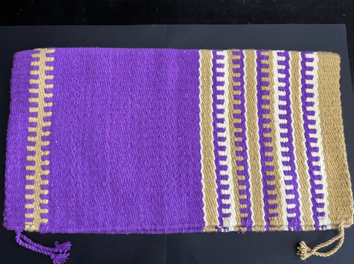 Saddle Blanket Purple Cream & Sand