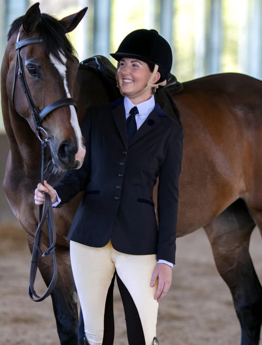 Ladies & Teens 2 Tone Cream & Brown Jodhpurs - Image 5