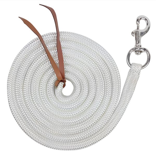 10ft Training Lead with Trigger Snap - White