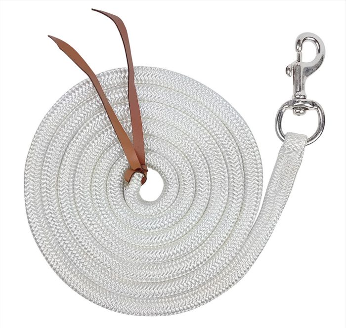 10ft Training Lead with Trigger Snap - White