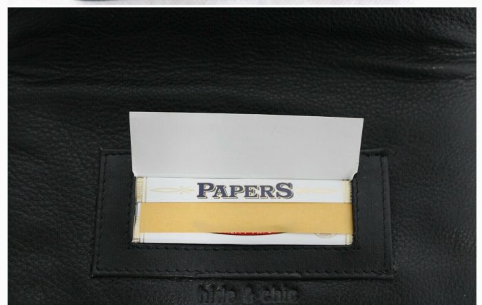 Quality Full Grain Vintage Leather Tobacco Pouch - Image 3
