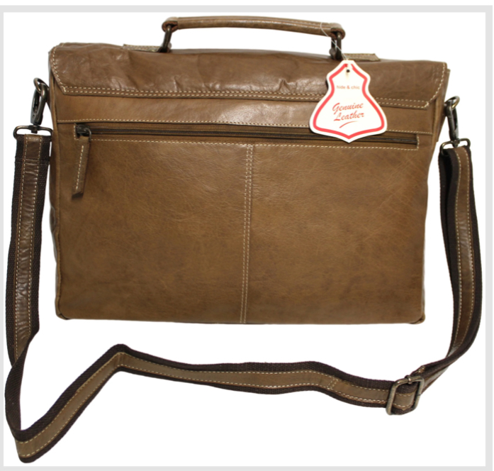Quality Full Grain Hunter Leather Shoulder Bag - Image 3