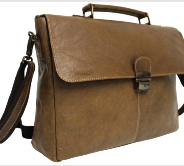 Quality Full Grain Hunter Leather Shoulder Bag