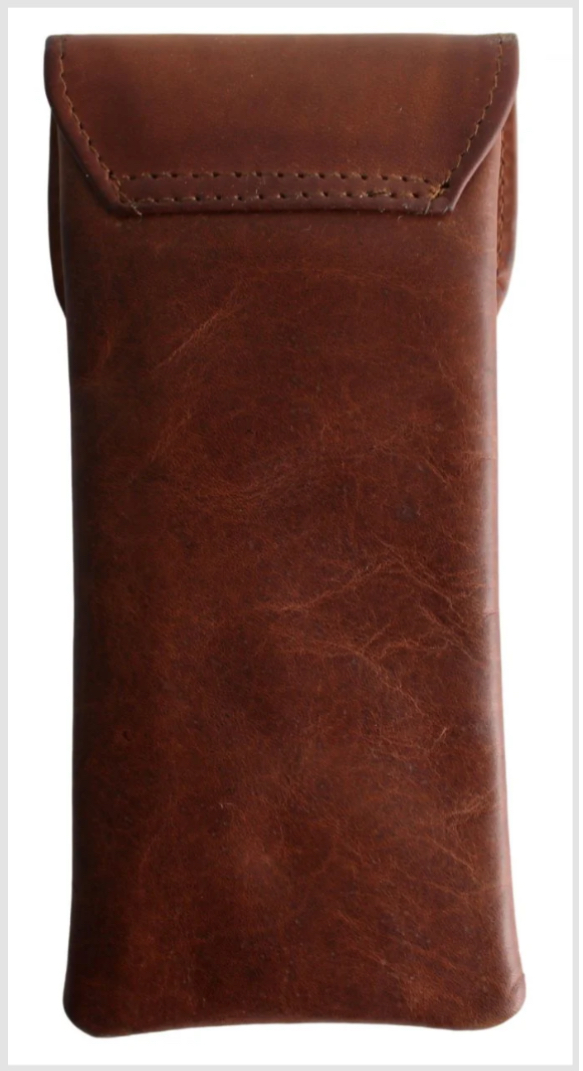 Glasses Case with Genuine Leather and Padding - Image 2